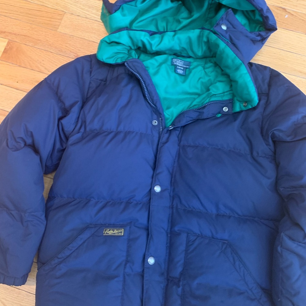 Boys polo jacket, large,  14-16,  lightly worn